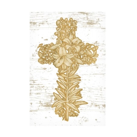 Beth Grove 'Holiday Cross I' Canvas Art,12x19